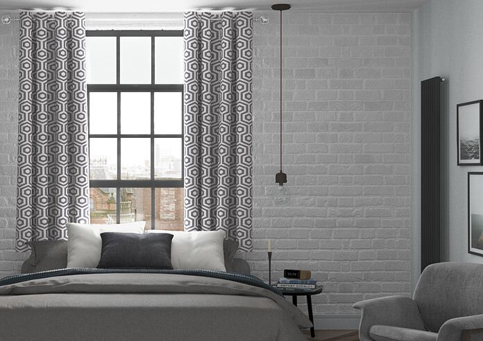 Hex, Stone - Made to Measure Curtains - Image 3